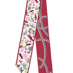 Saturday Silks Alabama Crimson Tide Skinny Scarf